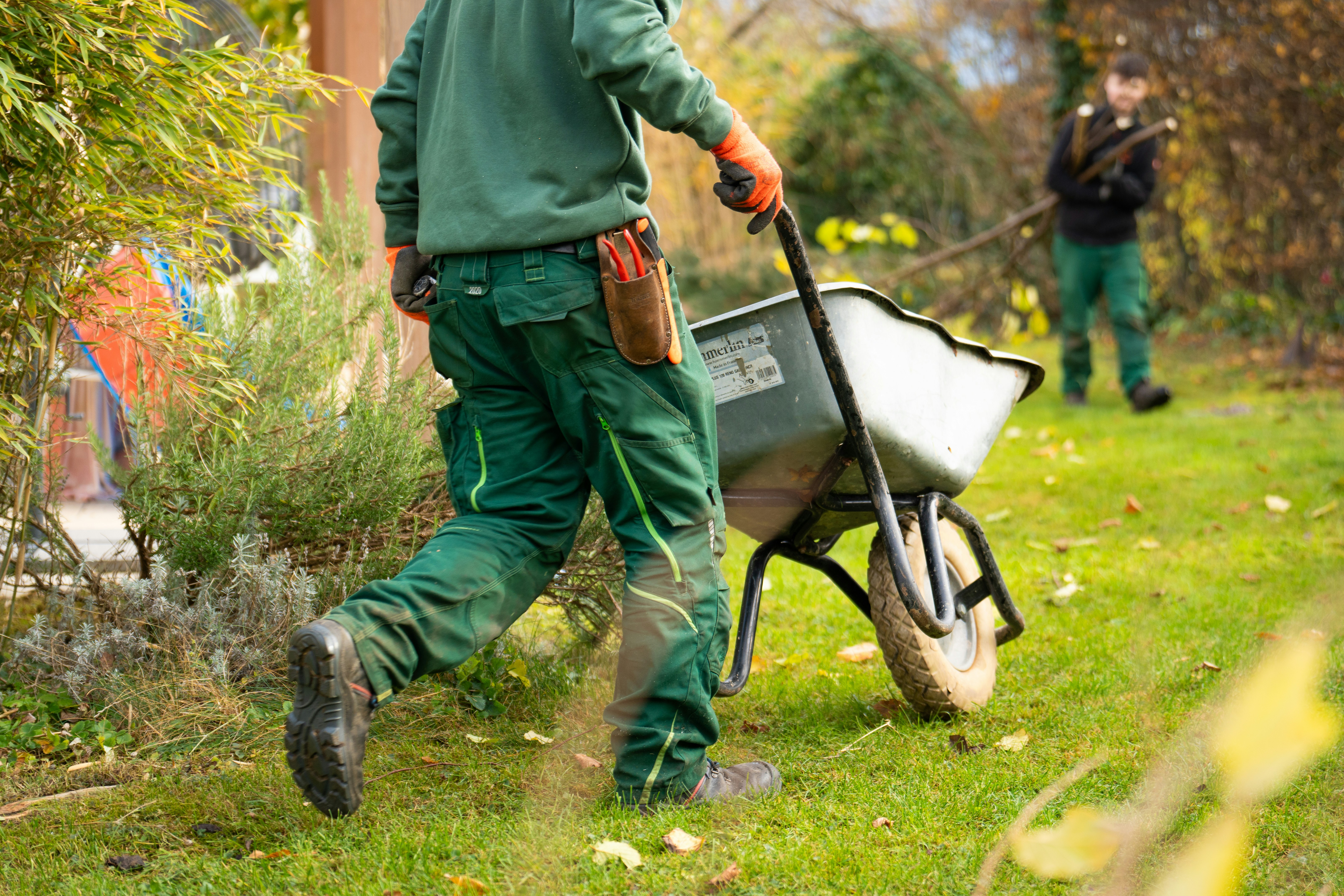 Landscaping work